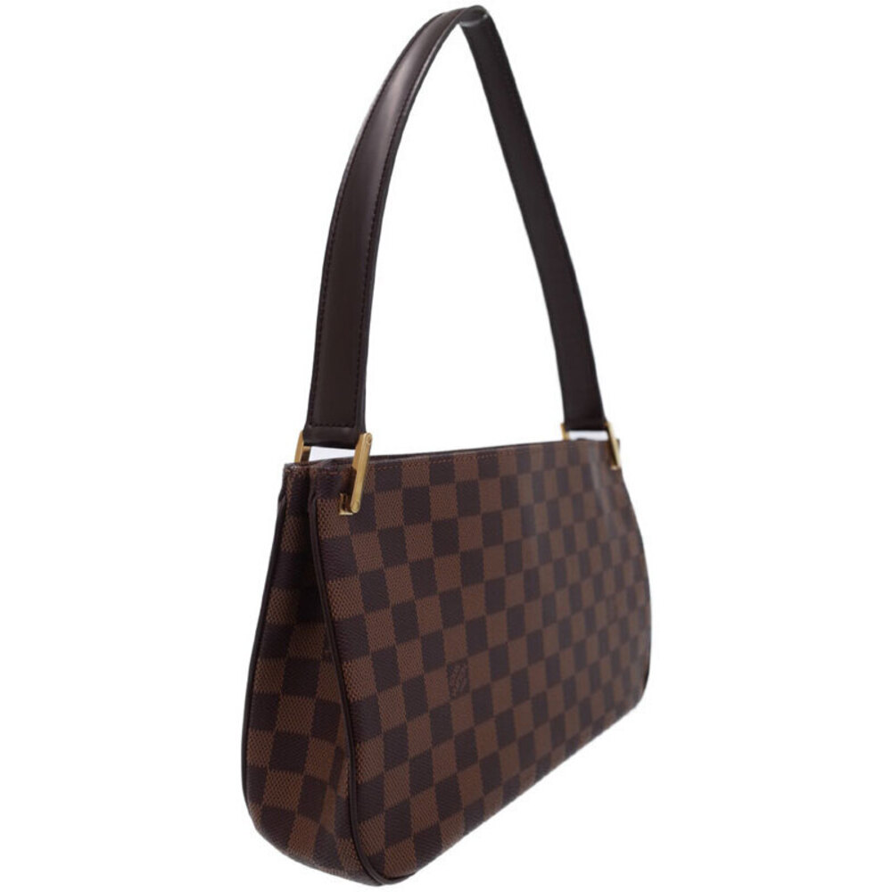 Louis Vuitton Damier Canvas Aubagne Bag Shoulder Brown Ebene